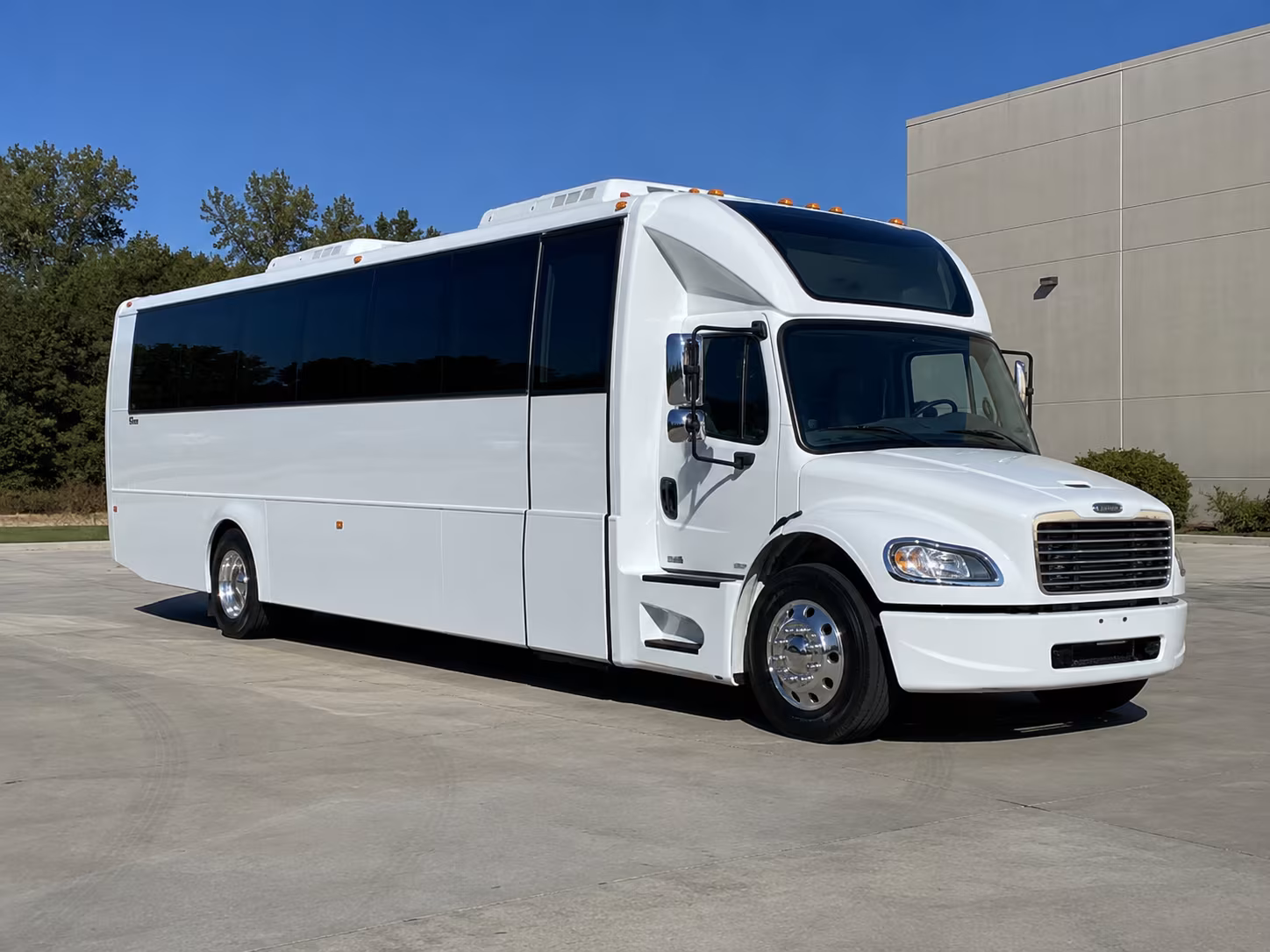 Passenger seating aboard a party bus rental serving Chula Vista