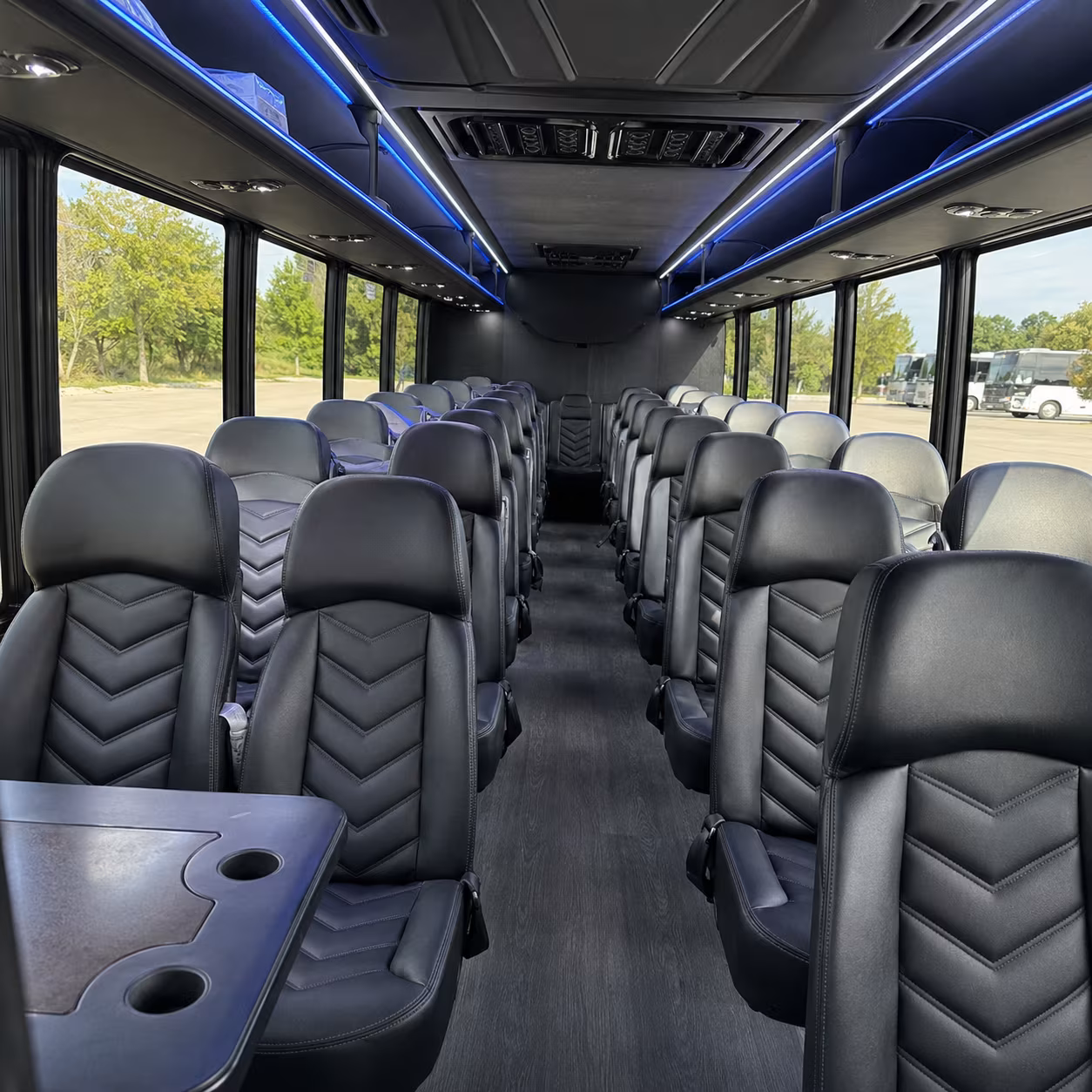 Chula Vista Airport Shuttle & Transportation party bus exterior