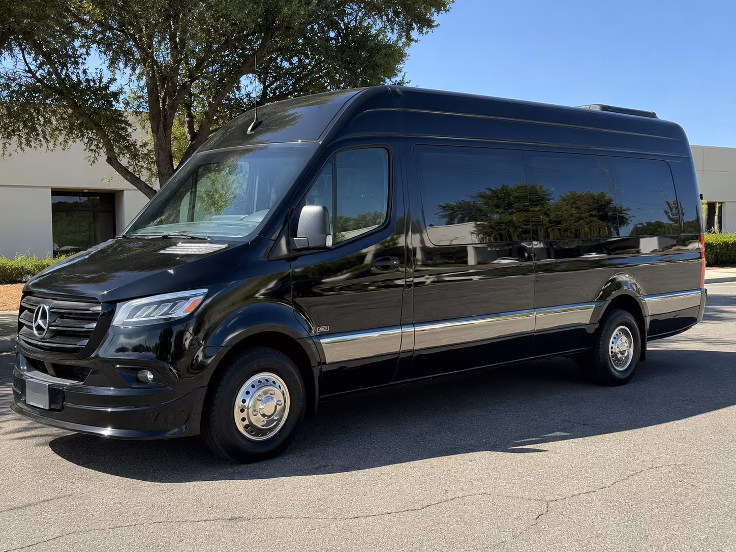 Chula Vista Airport Shuttle & Transportation party bus exterior