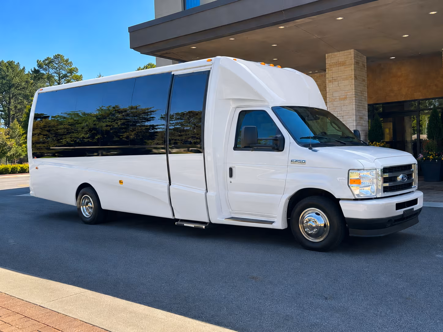 Chula Vista Corporate Transportation party bus exterior
