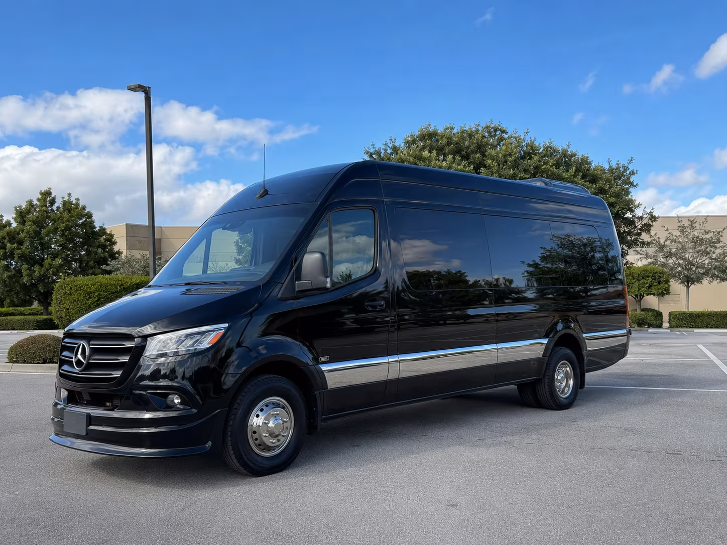 Chula Vista Corporate Transportation party bus exterior
