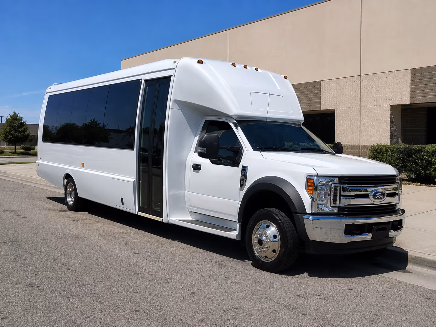 Chula Vista Corporate Transportation party bus exterior