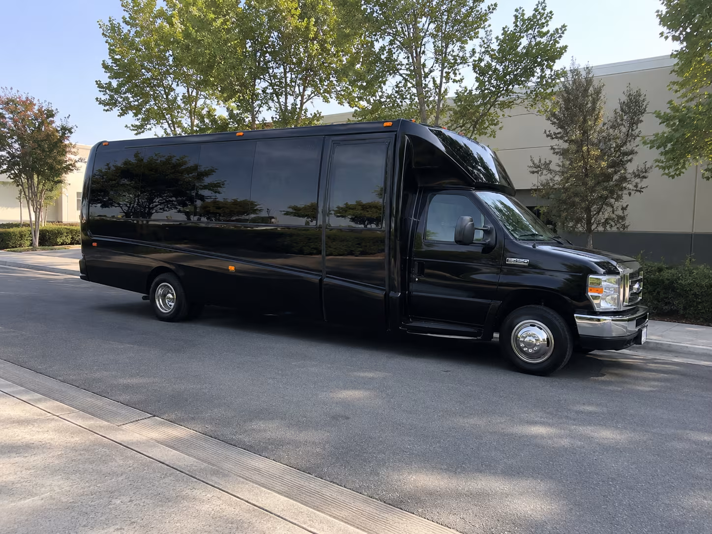 Chula Vista Private Event Transportation party bus exterior