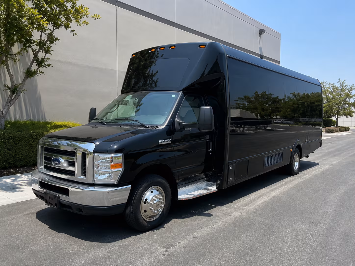 Chula Vista Private Event Transportation party bus exterior