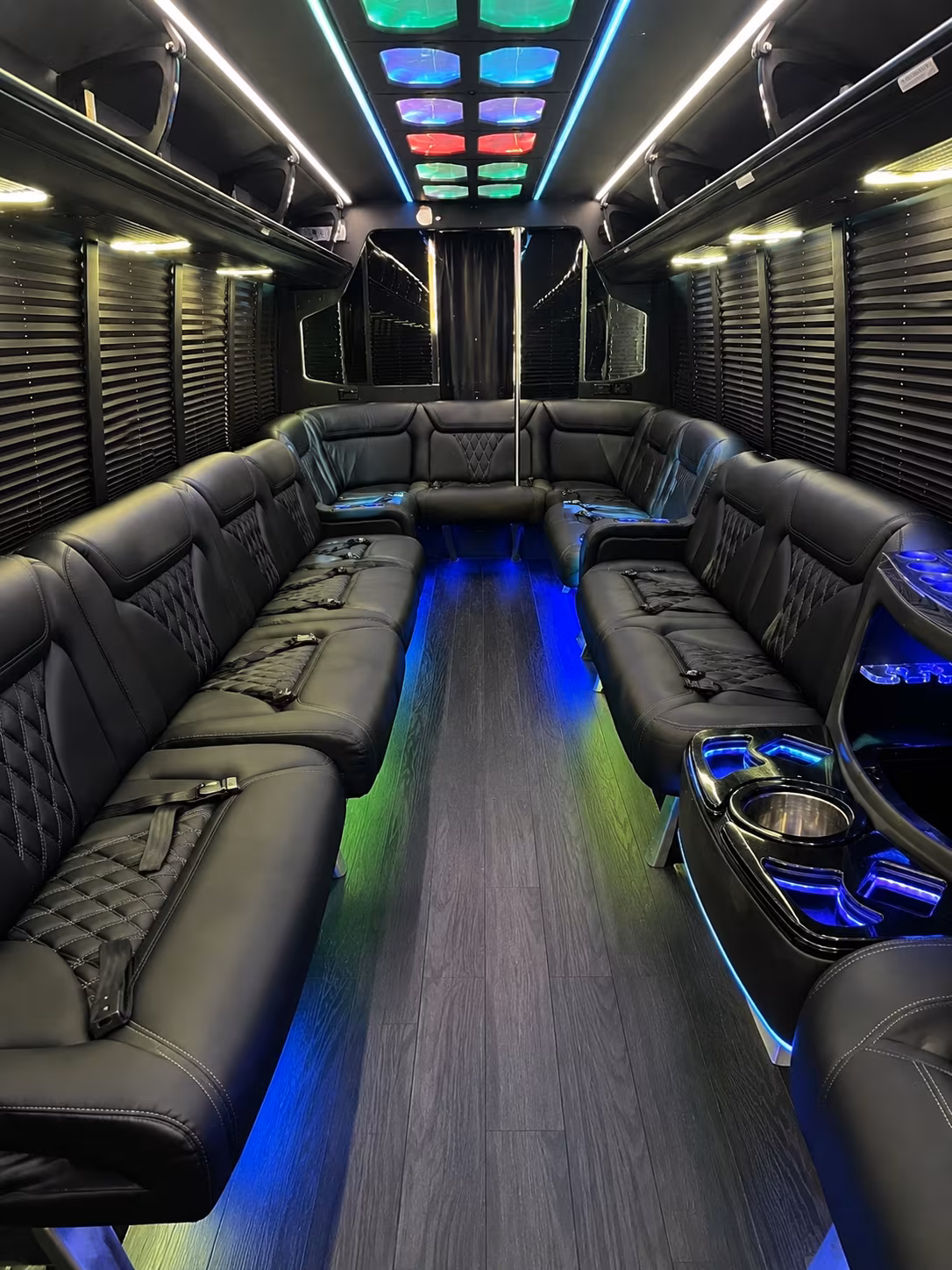 Chula Vista Prom & Homecoming Transportation onboard seating