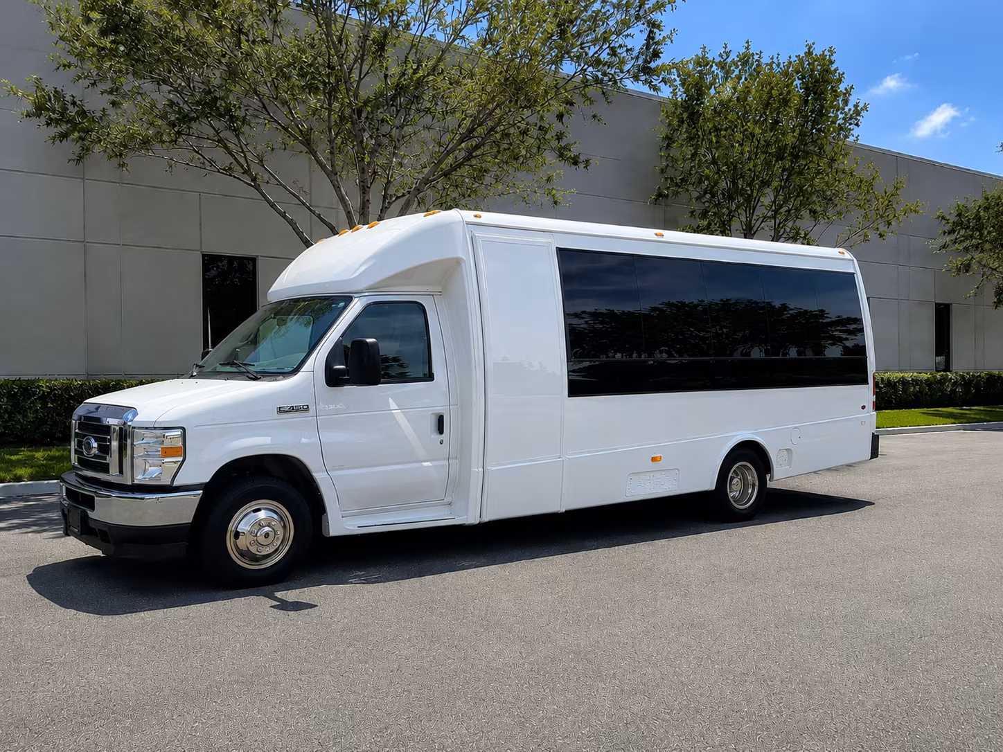 Chula Vista School Event Transportation party bus exterior