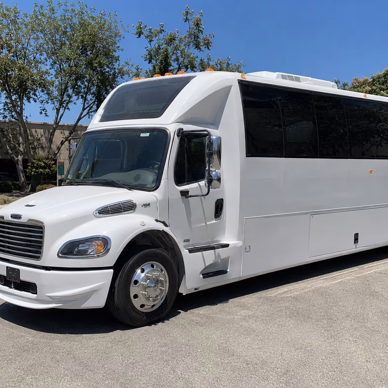 Chula Vista Sporting Event Transportation party bus exterior