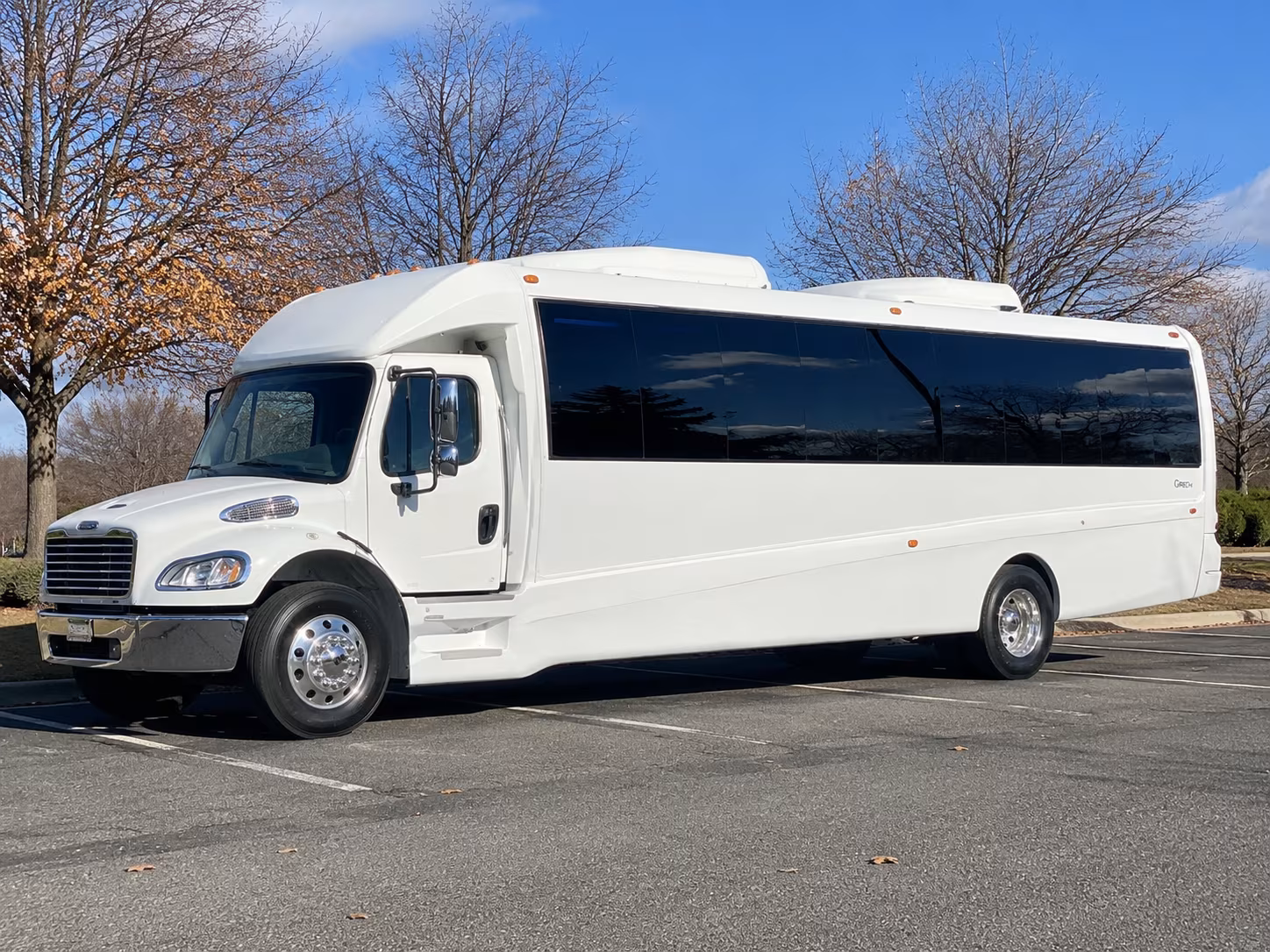 Chula Vista Sporting Event Transportation party bus exterior