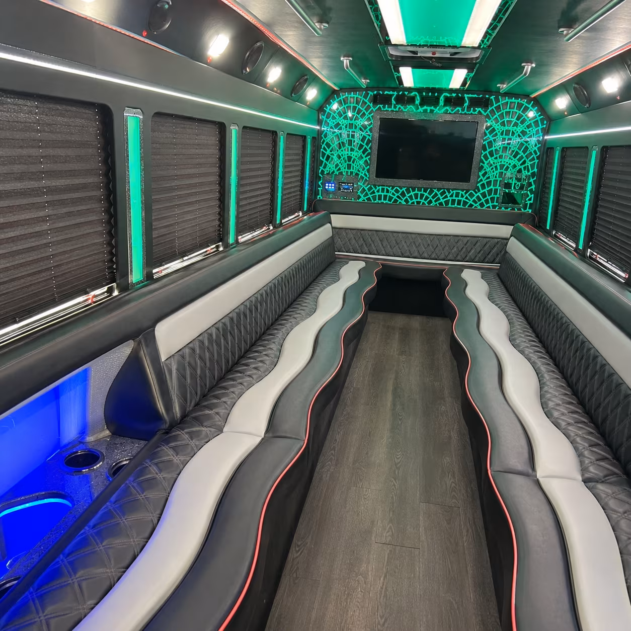 Chula Vista Sporting Event Transportation party bus exterior