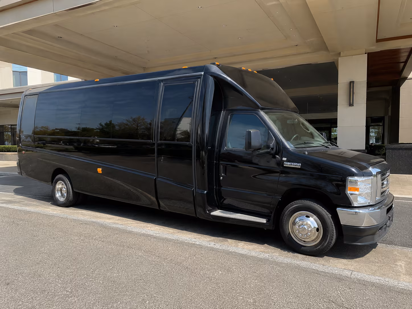 Chula Vista Wedding Transportation party bus exterior