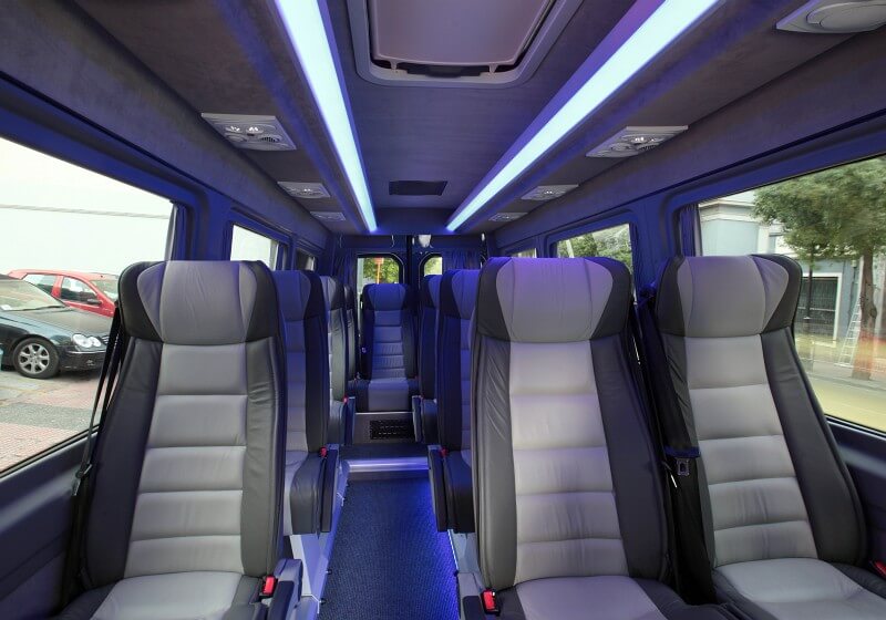 Chino 18 Passenger Van/Minibus Interior