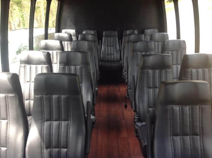 Santee 30 Passenger Shuttle Bus Interior