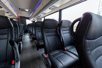 National City 45 Passenger Mini Coach Interior