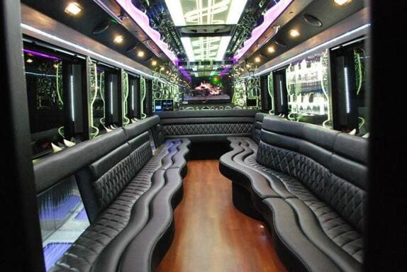 Vista 25 Passenger Limo bus Interior